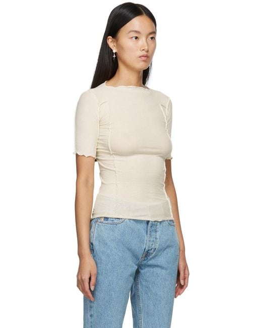 Baserange Natural Omato Stretch-Organic Cotton Top
