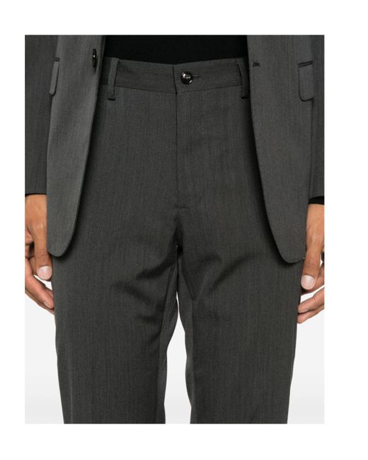 Giorgio Armani Gray Virgin-Wool Suit for men