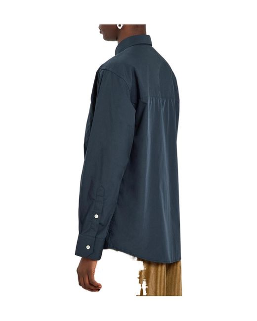 Rohe Blue Cotton Shirt