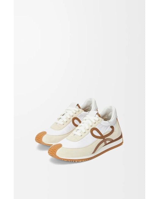 Loewe Multicolor Flow Runner Suede And Leather Sneakers