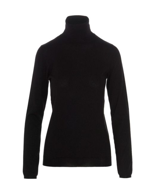 Brunello Cucinelli Black Turtleneck Knitted Jumper