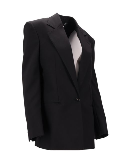 Stella McCartney Black Single-Breasted Blazer
