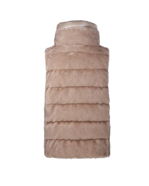 Herno Natural High-Neck Vest