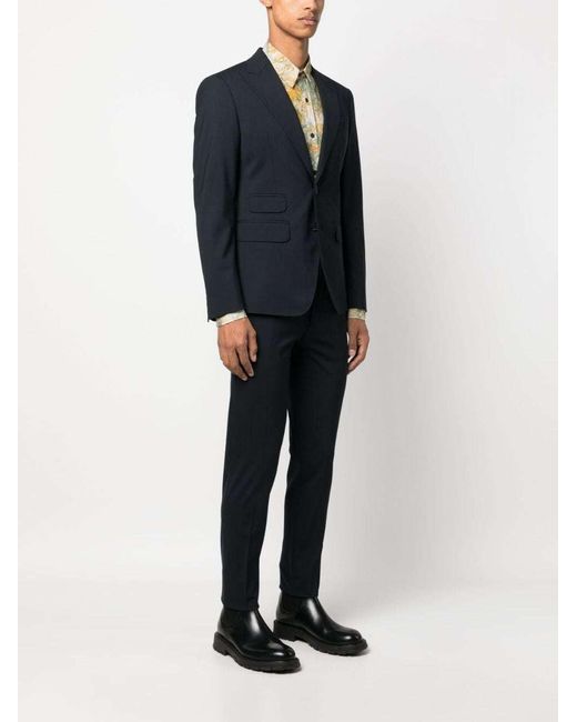 DSquared² Blue Single Breasted Two-Piece Tailored Suit for men