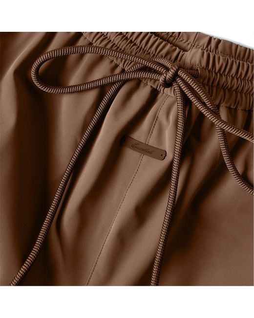 Fear Of God Brown Drawstring Logo Sweatpants