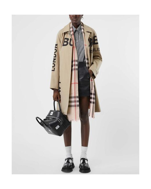 Burberry White Lightweight Checked Scarf for men