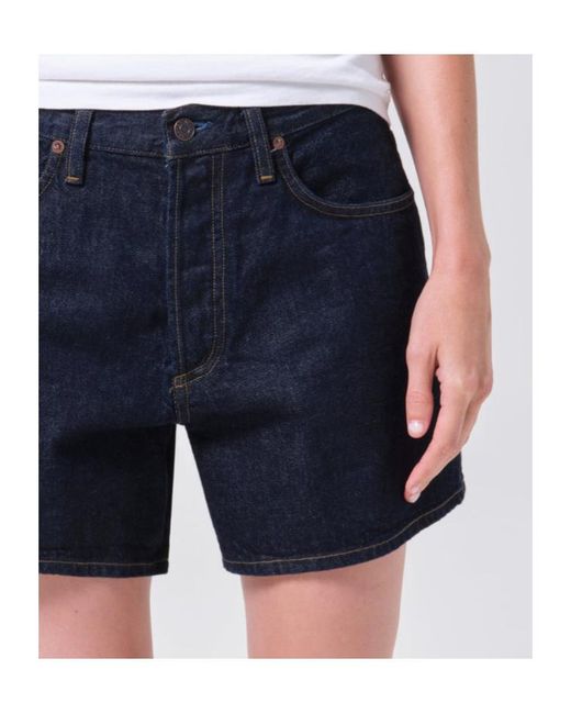 Agolde Blue Leith Short (Weightless)