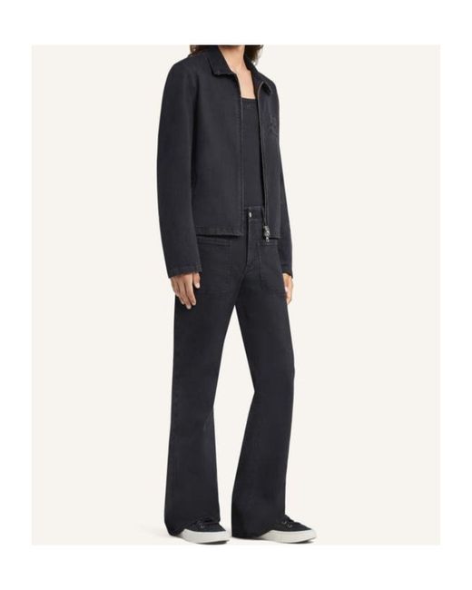 Courreges Black Courrèges City Shadow Denim Jacket for men
