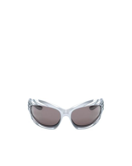 Balenciaga White Plastic-Framed Glasses for men
