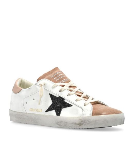 Golden Goose Deluxe Brand White Superstar Leather Sneakers