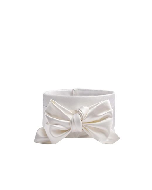 Dior White Neckband for men
