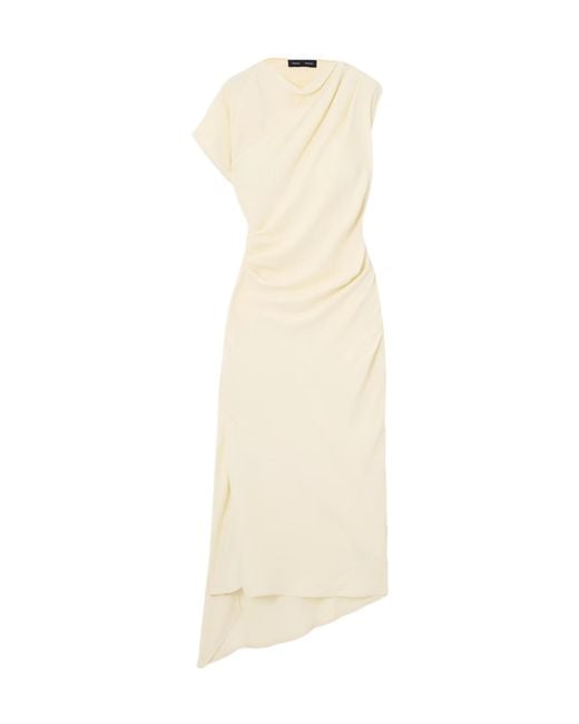 Proenza Schouler Natural Hallie Pleated Dress