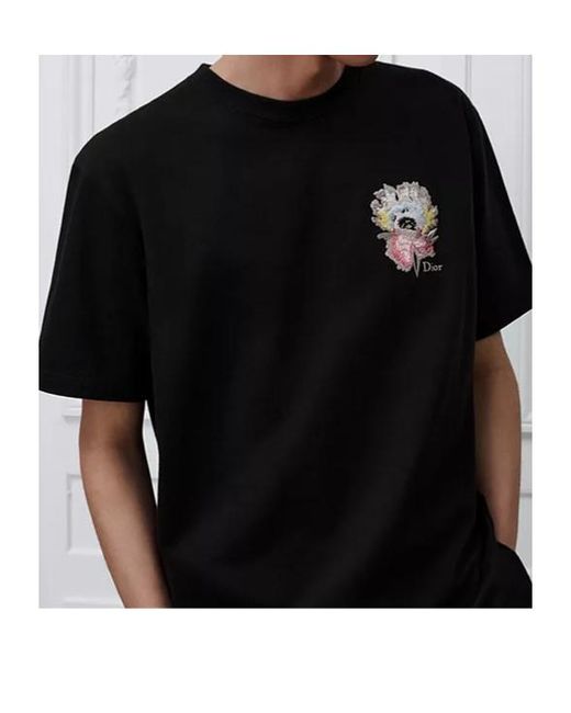 Dior Black Short-Sleeved T-Shirt for men