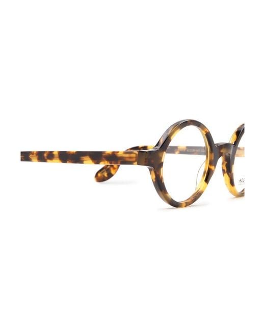 Moscot White Round-Frame Tortoiseshell-Effect Sunglasses