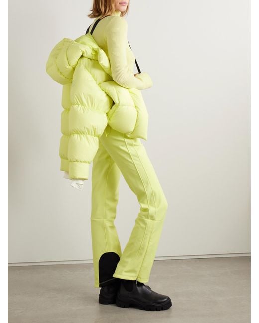 CORDOVA Yellow Hooded Quilted Down Jacket