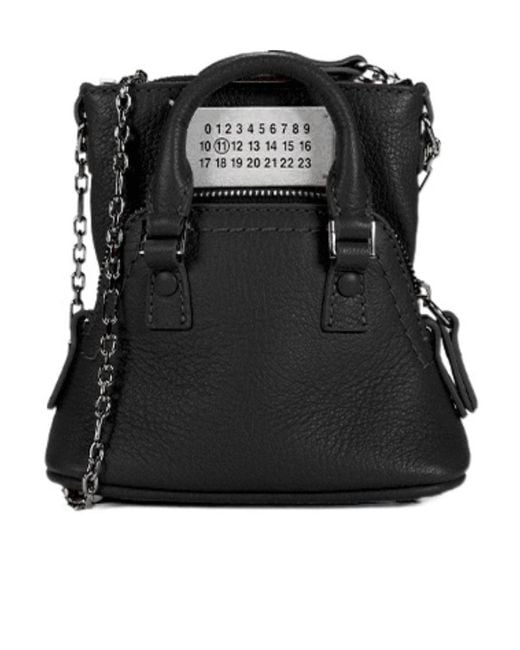 Maison Margiela Black 5Ac Classique Baby Zipped Shoulder Bag