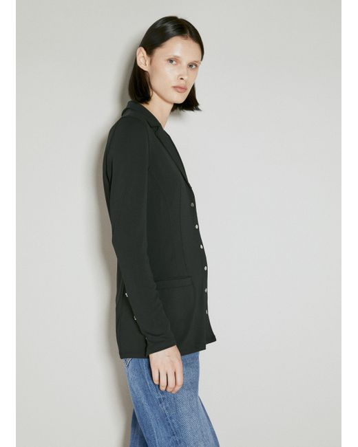 Rabanne Black V-Neck Long-Sleeved Shirt