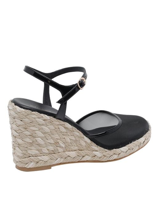 Stuart Weitzman Metallic Wedge Sandals