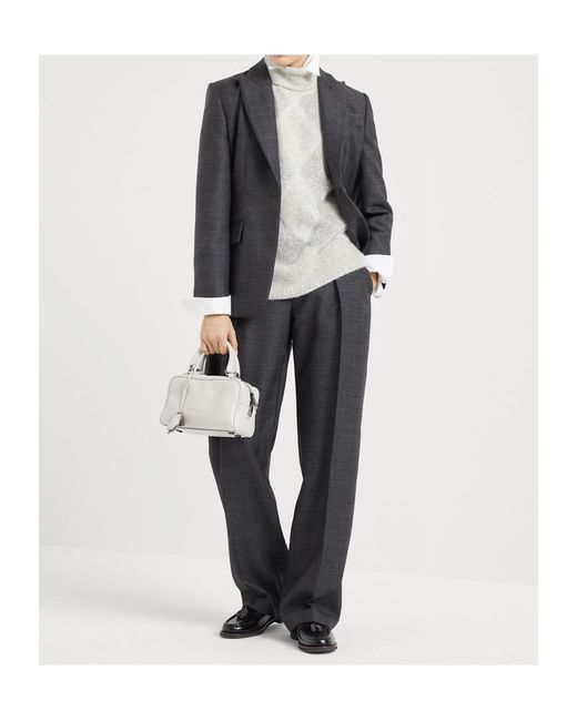 Brunello Cucinelli Black Sartorial Relaxed Trousers