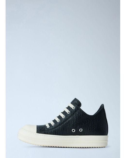 Rick Owens Blue 'Low Sneaks' Sneakers