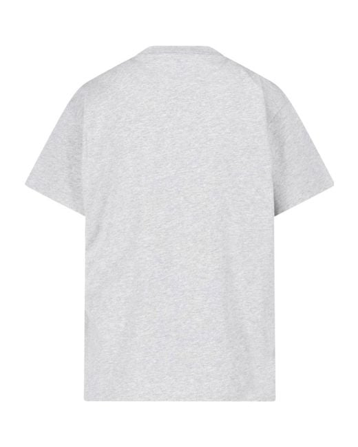 Jil Sander White Logo Regular-Fit T-Shirt