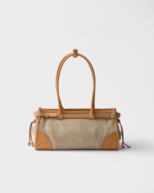 Prada Brown Bonnie Buckled Tote Bag
