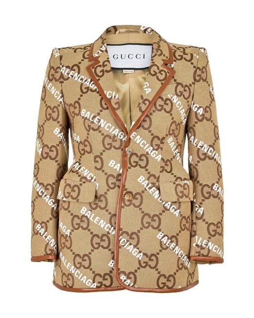 Gucci Natural Weather Resistant Softshell Jacket for men