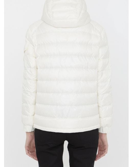 Moncler White Dalles Short Down Jacket