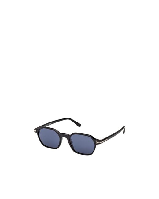 Tom Ford Blue Eyewear Geometric Frame Sunglasses for men