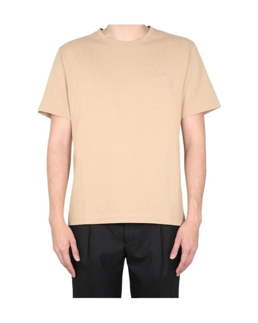 sunflower Natural Crew Neck Short-Sleeved T-Shirt for men