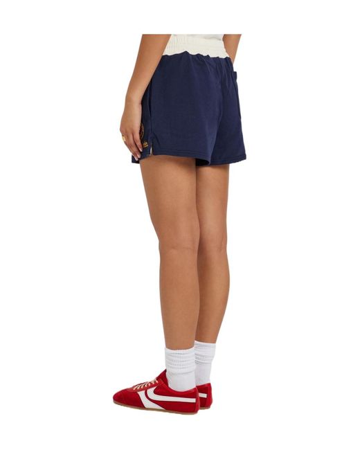 Polo Ralph Lauren Blue Embroidered Cotton Shorts