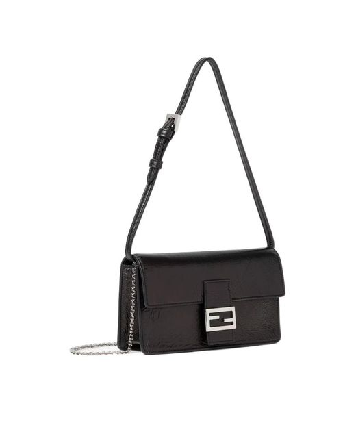 Fendi White Tube Wallet On Chain