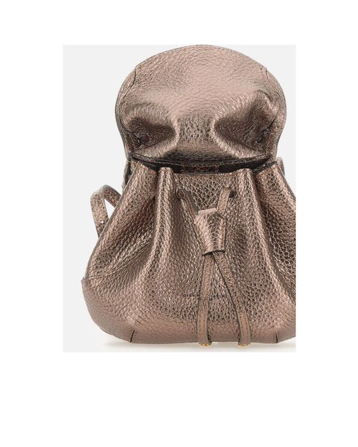 Gianni Chiarini Brown Violette Drawstring Backpack