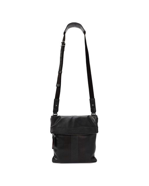 Bally Black Logo Shoulder Bag for men