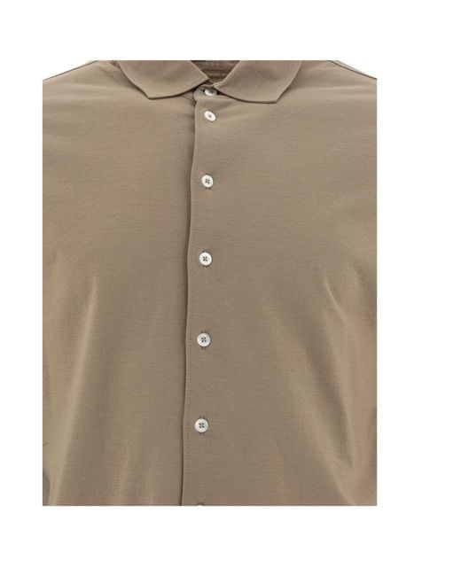 Herno Brown Casual Shirts for men