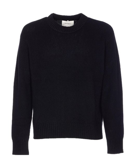Lisa Yang Blue Kristian Crewneck Sweater for men