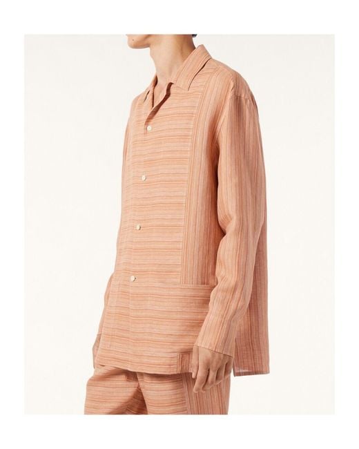 Loro Piana Pink Adney Shirt for men
