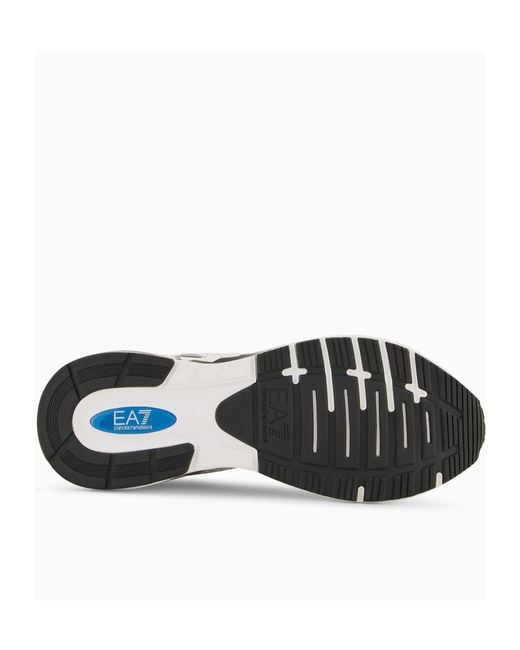 EA7 White Laced Sneakers for men