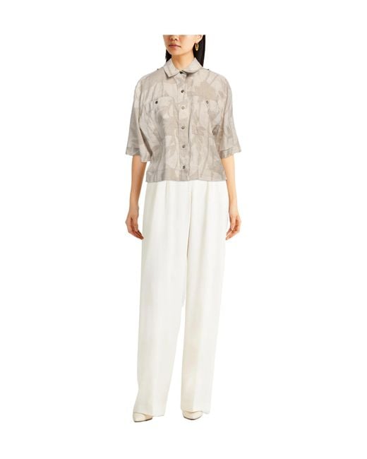 Brunello Cucinelli Natural Fashion Printed Shorts