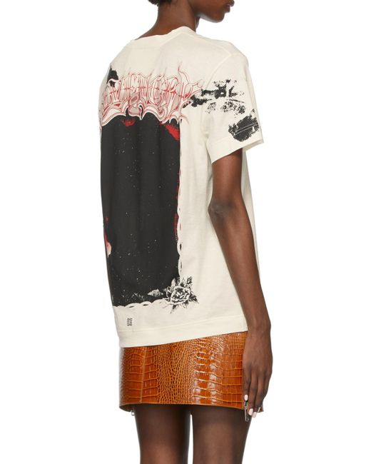 Givenchy Natural Graphic Print T-Shirt