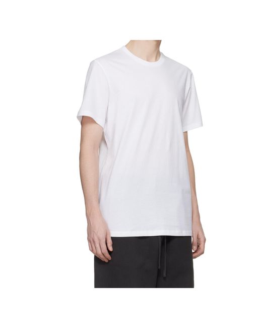 Skims White Three-Pack Of Basics Lightweight T-Shirts for men