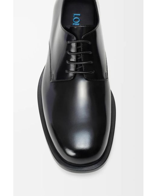 Loewe Black Bobine Lace-Up Derby Shoes for men