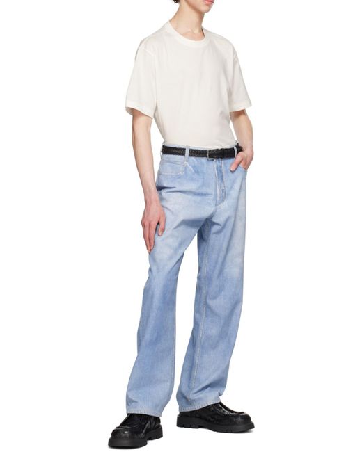Bottega Veneta White Relaxed Fit Jersey T-Shirt for men