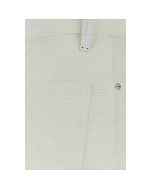 Jil Sander White Denim Trouser 01 Jeans