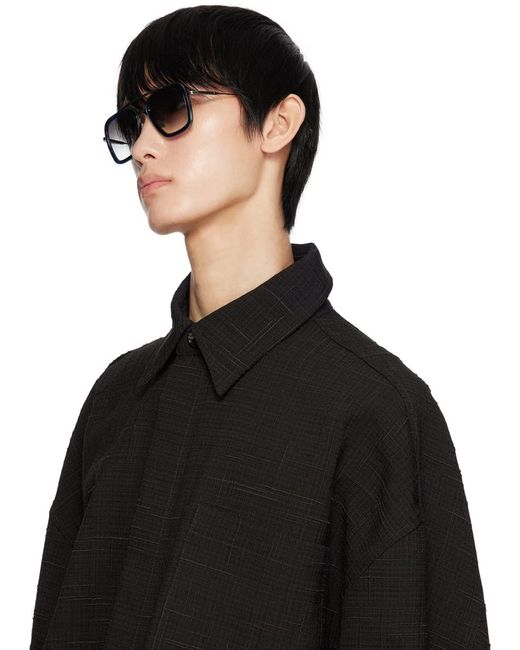 Dita Eyewear White Carved Detail Sunglasses for men