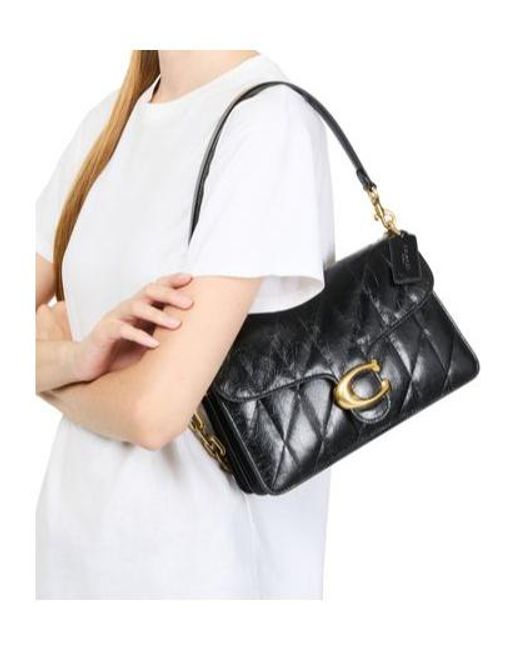 COACH Black Tabby Chain Shoulder Bag