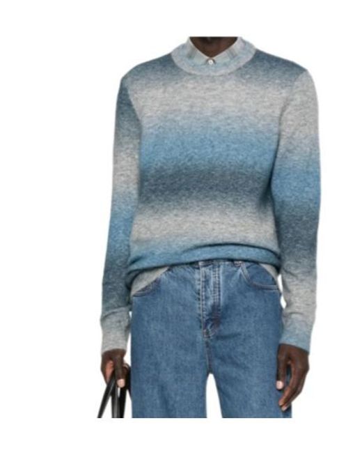 Samsøe & Samsøe Blue Striped Sweater for men