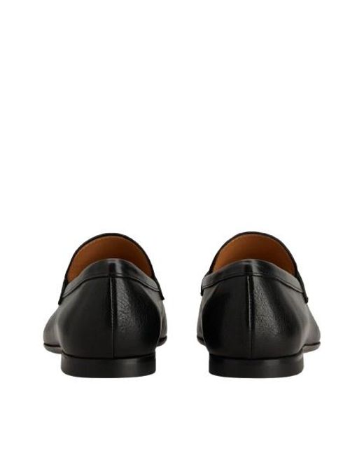 Tod's Black Leather Loafers for men