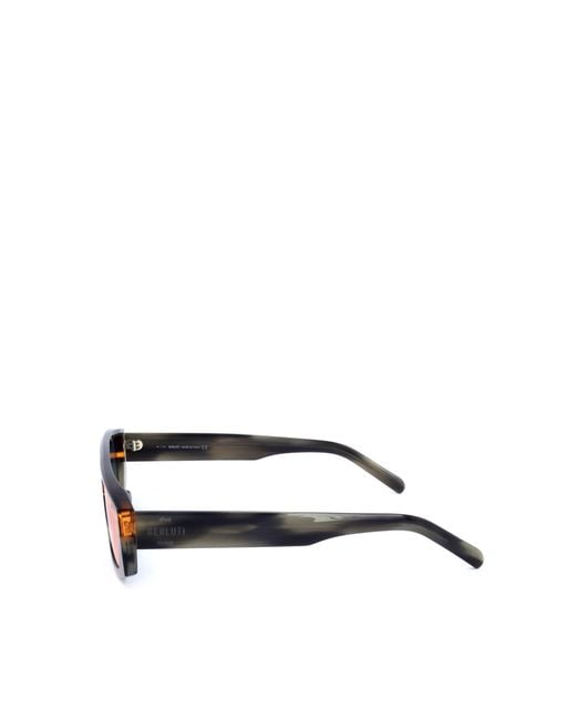 Berluti White Full Frame Sunglasses for men