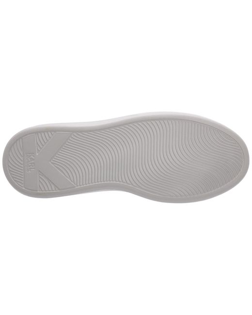 Karl Lagerfeld Gray Logo Print Casual Sneakers for men